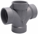 1 1/2" PVC DWV DOUBLE SAN TEE HxHxHxH SYSTEM XFR