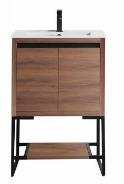 Selby 24" x 18" 2-Door Vanity with Metal Base (Cabinet Only)