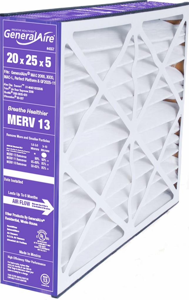 2025 MERV 13 20X25X5 FOR MAC2000,3000,MAC-L,PERF PLATFORM (6/CTN 54/SKID)