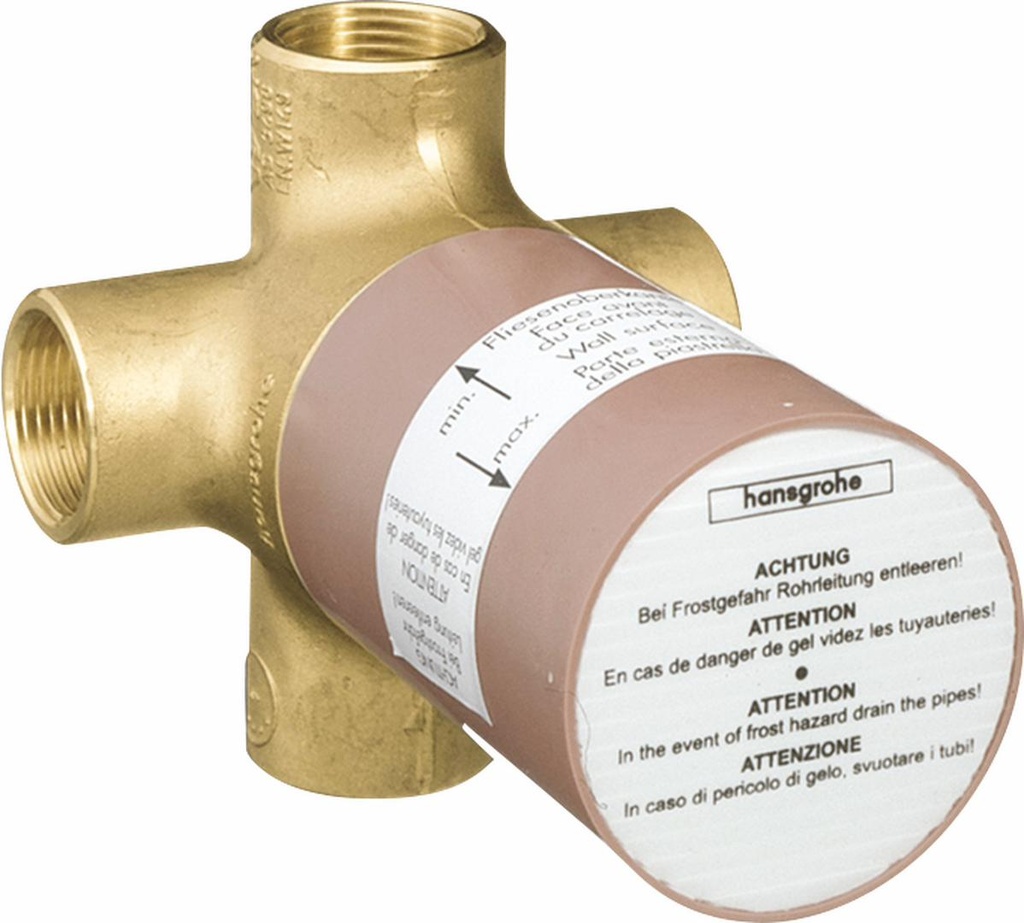 Rough-In for Quattro 3-Way Diverter Valve