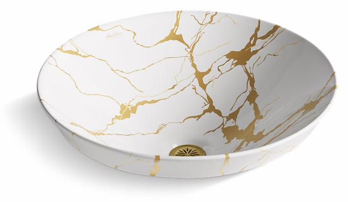 Aureus 16-3/4" Round Bathroom Vessel Sink (less Overflow)
