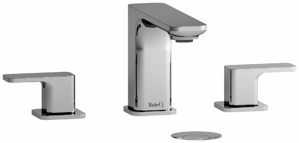 Equinox Widespread Bathroom Faucet with Lever Handles 1.2 GPM