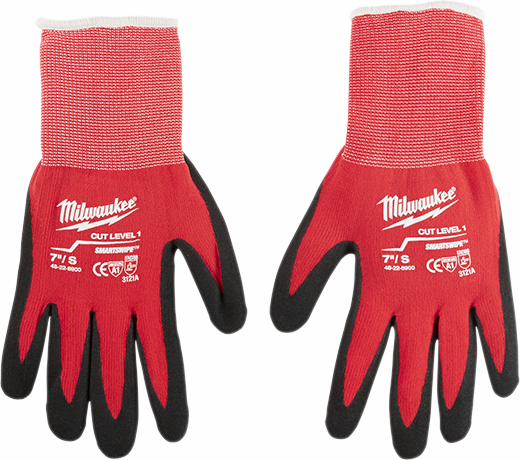(6) CUT 1 NITRILE GLOVES - S