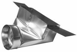 5" to 3" x 10" Right Angle Ceiling Boot