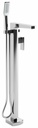 Grafik 3-Piece Floor Mount Tub Filler with Hand Shower