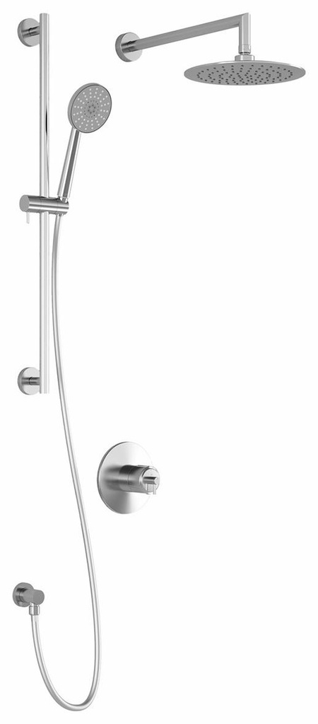 Cite TCD1 Thermostatic Coaxial Shower System with Wall Arm