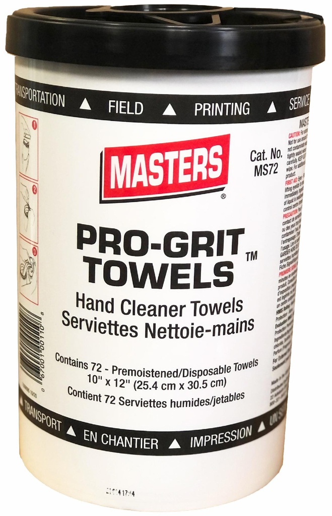 Masters Scrubs (Bucket) 72 towels