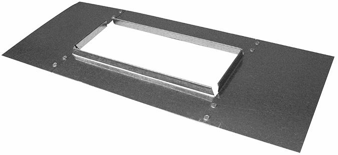 4" x 10" Ceiling Boot Plate