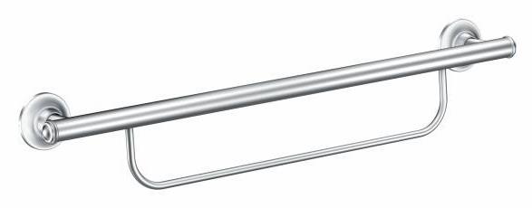 Home Care 24" Grab Bar with Towel Bar