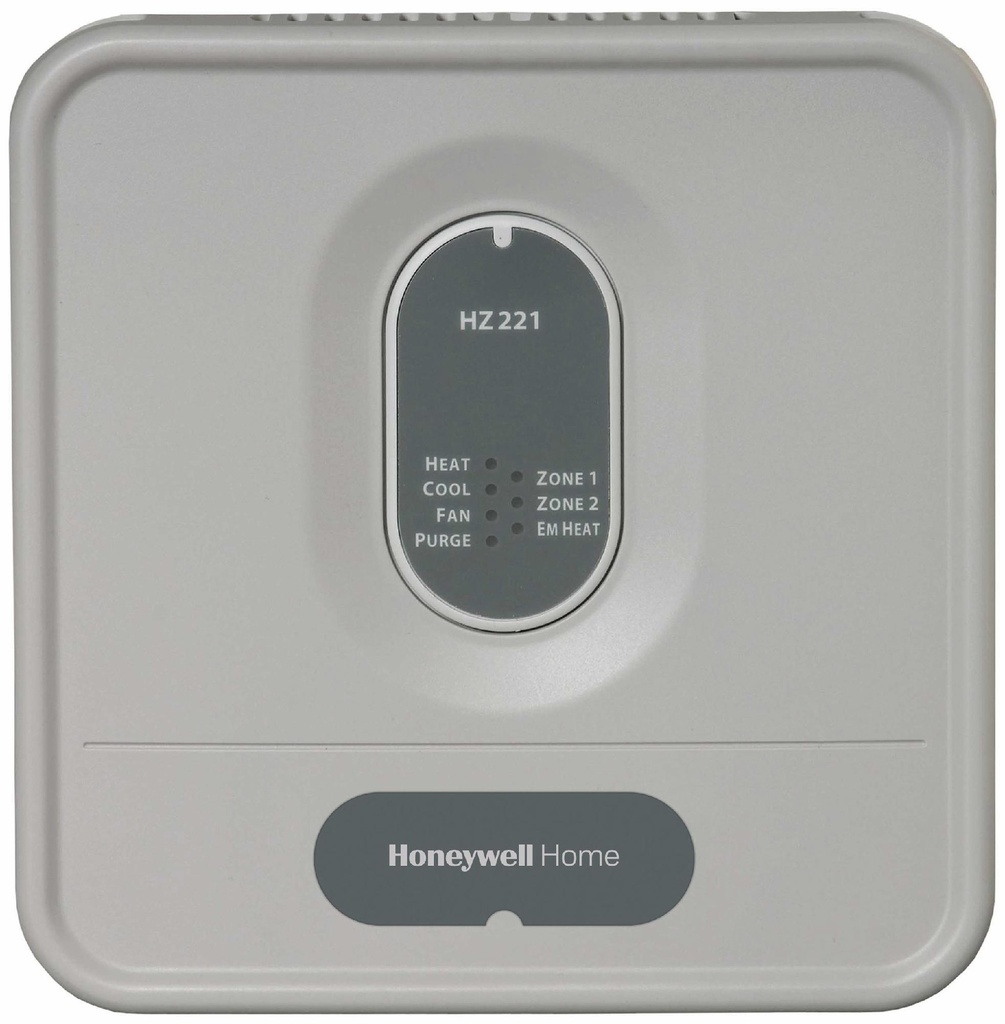 TRUEZONE ZONE CONTROL PANEL.  CONTROLS 2 ZONE SYSTEM OF SINGLE STAGE HEAT PUMP WITH AUXILIARY HEAT.