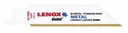 4"x3/4" 14TPI Gold Power Arc Thick Metal Cutting Recip (Each)
