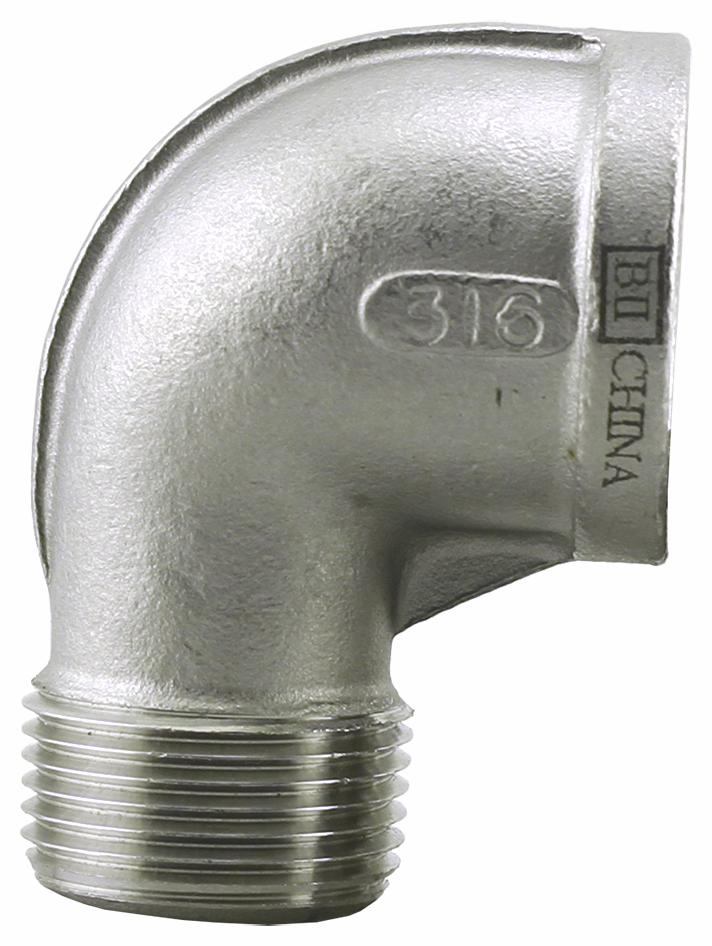 3 STAINLESS THRD 150# STREET 90° ELBOW