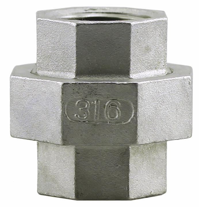 4 STAINLESS THRD 150# UNION