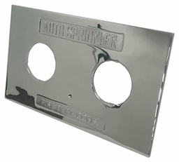 [3809770] PLATE 2 2-1/2 A/S CHROME RECT.