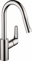 [3071118] Focus Prep Faucet with Pulldown Spray