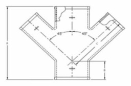 [7723066] 3 X 2 MJ DOUBLE WYE