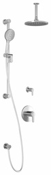 [3741744] Kontour TD2 Thermostatic Shower System with Vertical Ceiling Arm