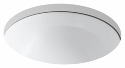 [2906718] Caxton 16-1/4" Round Undermount Bathroom Sink less Overflow