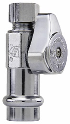[1698525] PRESS CONNCET STR VLV 1/2 CP X 3/8 COMP QTR TURN