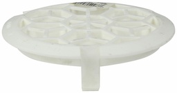 [7699933] 4" PE FLOOR GRATE WHITE BDS