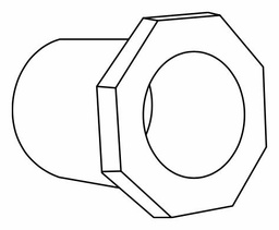 [3265644] 4"x1 1/4" CPVC RED. BUSHING SPxS AQUARISE