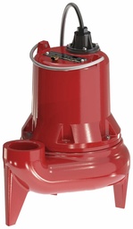 [1589900] 1/2 HP, Sewage Pump, 1 PH, 208-230V, 25' Cord, 2" Discharge, Manual