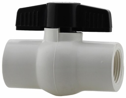 [7647080] 0929-10 - '1" FPT PVC Ball Valve Epdm Seat - Epdm Stem O-Ring'