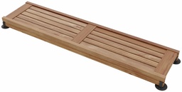 [6459806] 48" Straight Teak Shower Seat