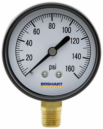 [6649911] PG25-160 - '2.5" Dry Gauge 1/4" Lm 0-160'