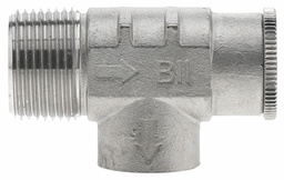 [1531788] SSRVN07-100 - '3/4" #304 S.S Relief Valve Non-Adjustable - Set @ 100 Psi'
