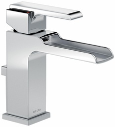 [3060231] Ara Single Hole Bathroom Faucet with Channel Spout