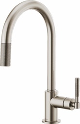 [3051093] Litze Kitchen Faucet with Pulldown Spray Arc Spout and Knurled Handle