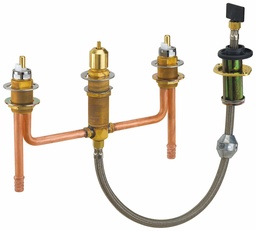 [3062956] Fixed Rough-In For 4-Hole Roman Tub Faucet (Pex Connections)