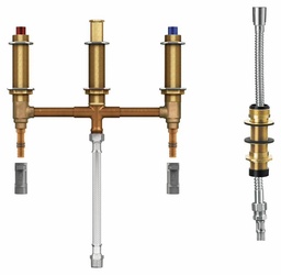 [5920801] Rough-In For 4-Hole Roman Tub Faucet (Pex Connections)