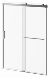 [3748040] Akcess Plus (Box 2 of 2) 60" x 77" External Panel Sliding Shower Door with Towel Bar