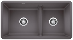 [1217720] Precis U 1.75 Bowl Undermount Low Divide Silgranit Sink