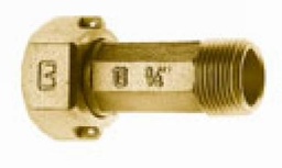 [2312050] N/L STRGT MTR CPLG - 3/4" MTR SWL NUT x 1/2" MIP