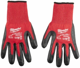 [4516235] (6) CUT 3 NITRILE GLOVES - L