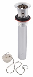 [3069711] Plug & Chain Bathroom Sink Drain with Overflow