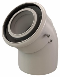 [1102400] 2/4x45 Concentric PP/Alu Elbow