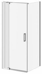 [3748120] Distink (Box 1 of 2) 36" x 77" Pivot Shower Door for Corner Installation