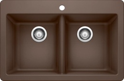 [1213300] Horizon 2 Bowl Drop-In Silgranit Sink