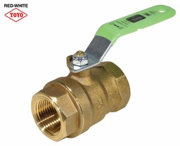 [6031505] 3/8 600WOG BRS-LF FIP FP BALL VLV W/LVR