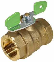 [6032000] 004-20000 RED-WHITE 5044W-LF 1/4 600WOG BRS-LF FIP FP BALL VALVE WING