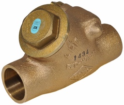 [6031065] 002-40903 RED-WHITE 237A-LF 2 CL125 BRZ-LF CXC SWING CHECK NSF-61G