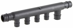 [1819882] EP Flow-through Multi-port Horizontal Tee, 4 (1/2") outlets, 3/4" x 3/4" x 3/4" ProPEX