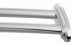 [5949918] Curved Adjustable Double Shower Rod