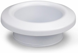 [7899151] White escutcheon for ProPlate - paintable, fire-rated ABS