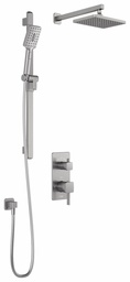 [3744306] SquareOne TD2 Thermostatic Integrated Diverter Shower System with Wall Arm