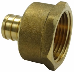[7896630] 1/2" x 3/4" Brass Pex x FIP Adapter NL